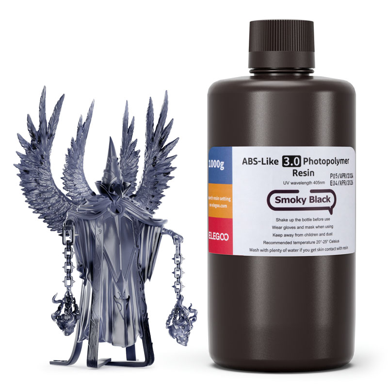 ELEGOO ABS-Like 3.0 Smoky Black, 1 kg